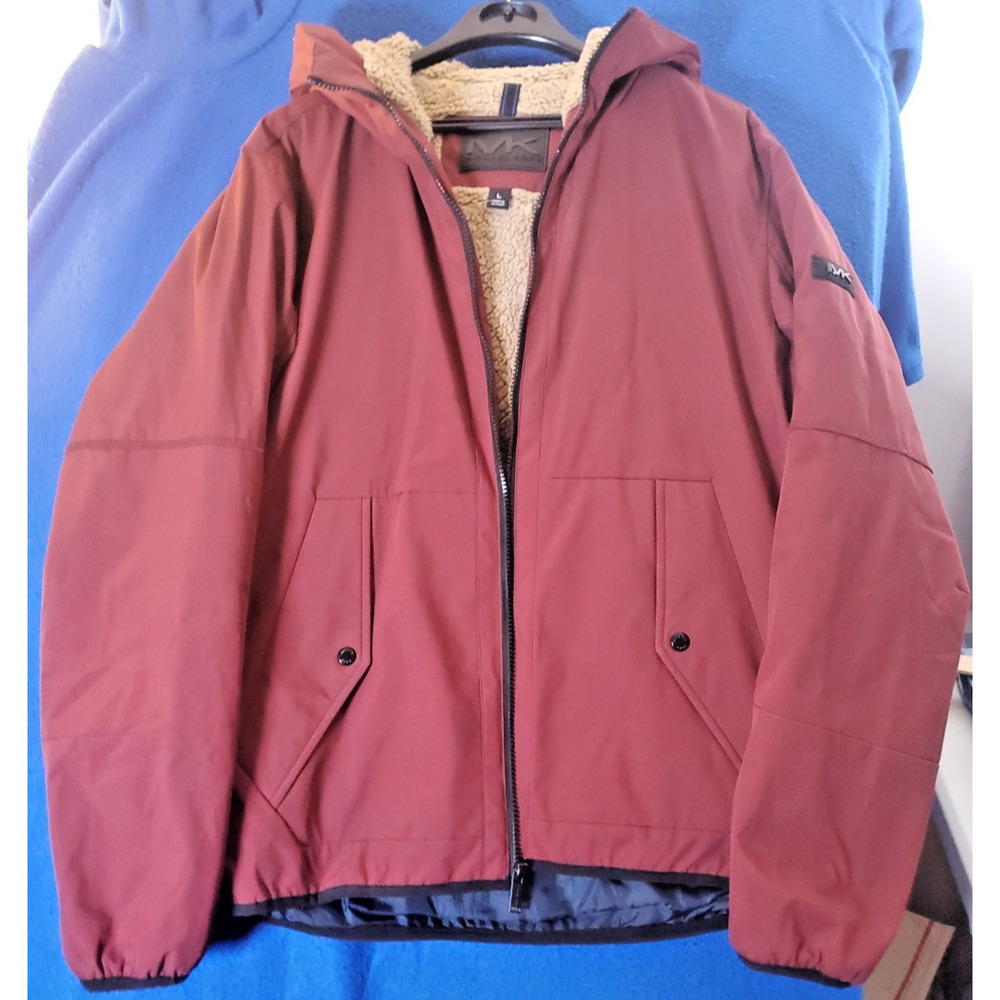 Michael Kors Coat Hooded Jacket Men's Size Medium NEW